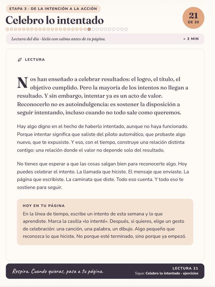 Lectura del Día 21 de Vuelve a Ti