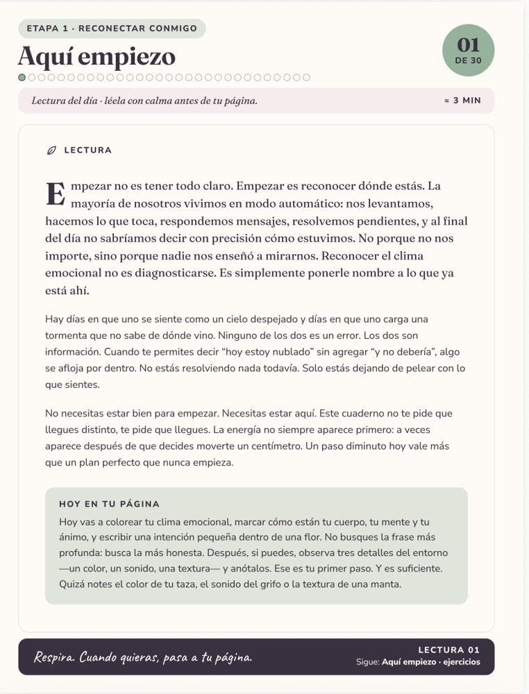 Página interior de Vuelve a Ti